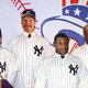 Some of the New York Yankees' newest additions are introduced to the press.